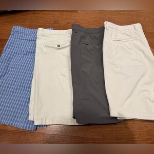 Tommy Bahama (all four pairs) Blue, Tan, and Gray Shorts